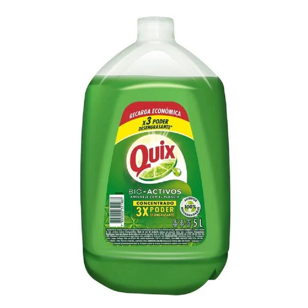 Lavalozas Liquido Limón Bidón 5 Lt QUIX