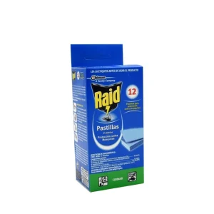 Insecticida Raid Pastillas 12 Unidades