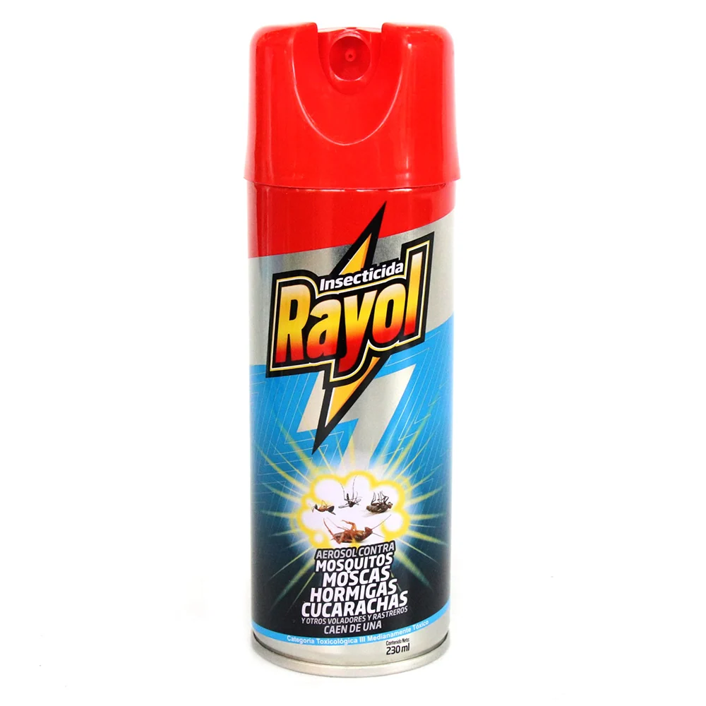 Insecticida Rayol Aerosol 230 ml Rastreros Y Voladores
