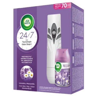 Aromatizante de Ambientes Aerosol Lavanda Airwick 250 ml RB