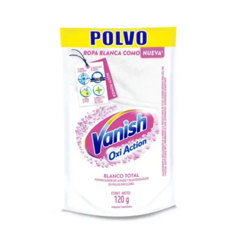 Potenciador de Lavado y Blanqueador en Polvo Vanish 120 gr RB