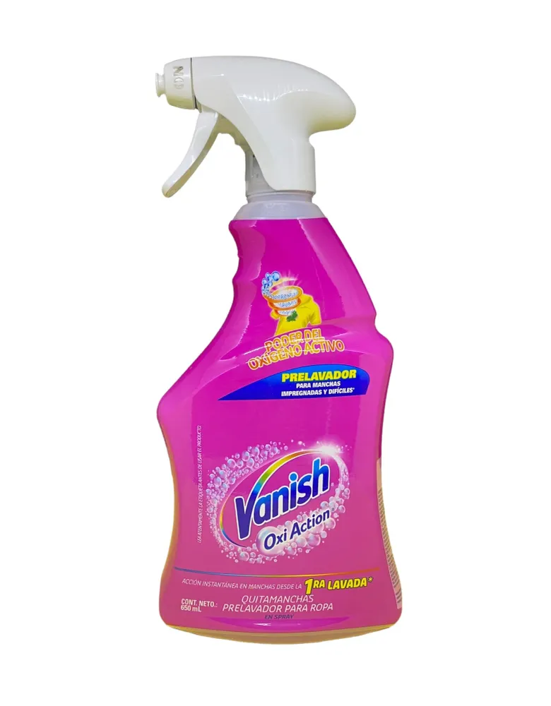 Prelavador Quitamancha Liquido Rosa Gatillo Vanish 650 ml RB