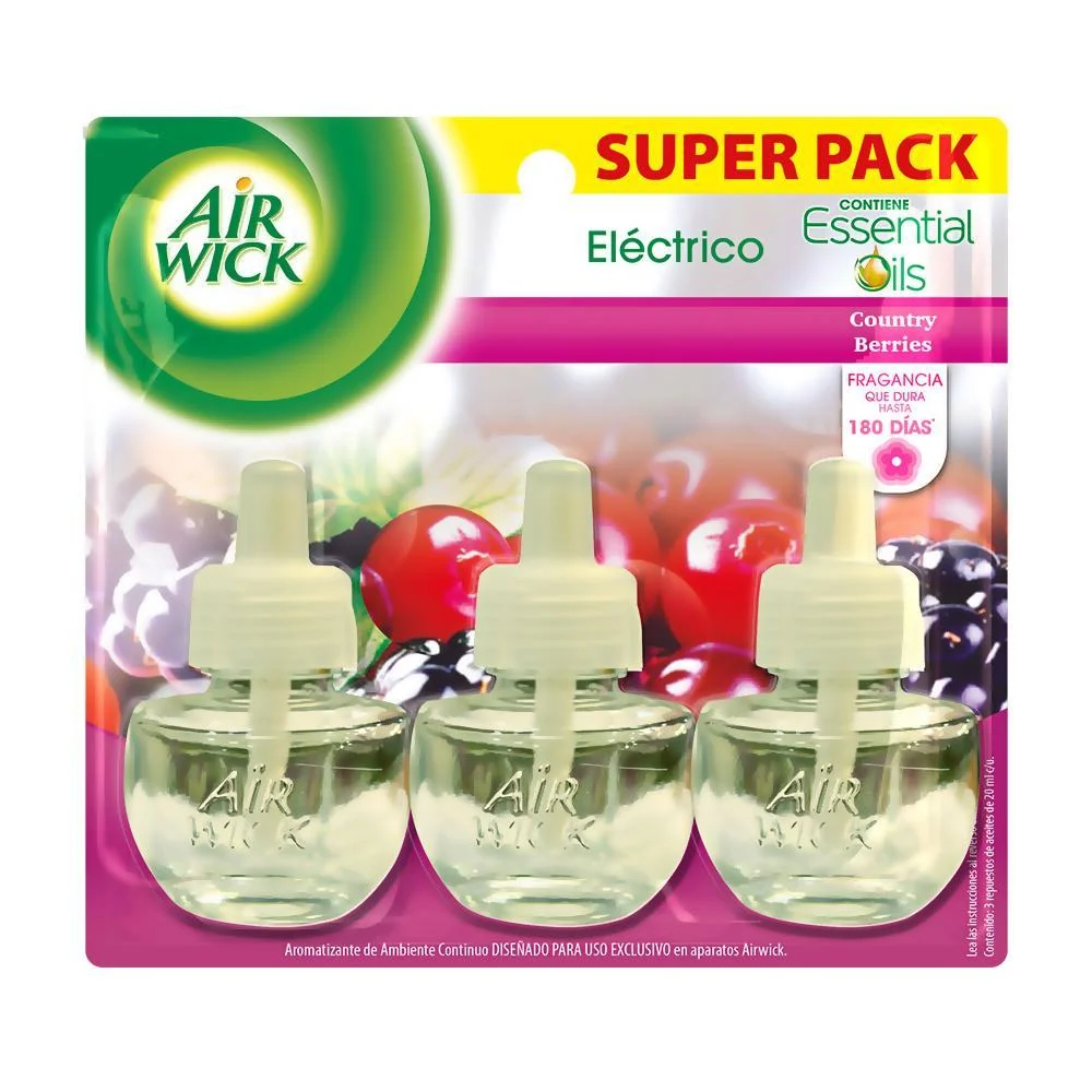 Recarga Desodorante Electrico Country Berries Airwick 3 Un RB
