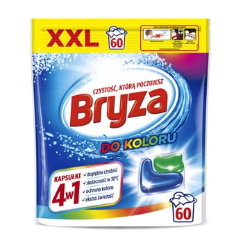 Cápsulas de lavado 4 en 1 para Color Bryza 60 uds. Reckitt Benckiser