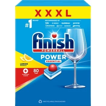 Finish Power Essential Zitrone Pastillas para lavavajillas 2x80 uds. Reckitt Benckiser