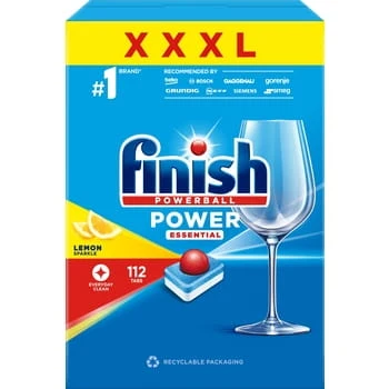 Pastillas para lavavajillas Power Essential Lemon Finish 112 uds. Reckitt Benckiser