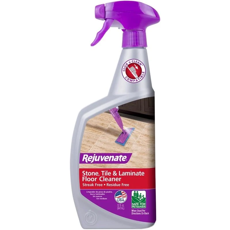 Rejuvenate - Limpiador líquido sin aroma para piedra, baldosas y laminados, 32 oz (paquete de 6)