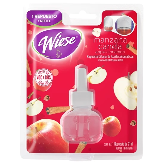 REPUESTO DE WIESE MANZANA CANELA C/1 PZA DE 21 ML.