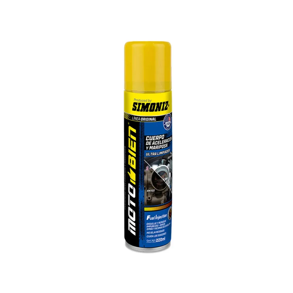 LIMPIADOR CUERPO DE ACELERACION SIMONIZ 220 ML RIDER HOUSE STORE