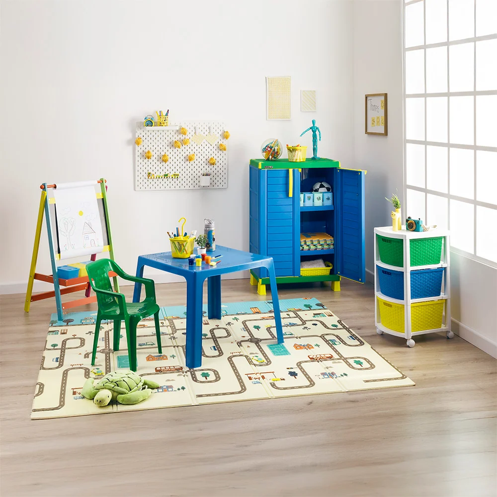 Caja pequeñ organizadora infantil tricolor niño marca Rimax
