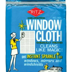 Toallitas limpiadoras de ventanas con aroma original Ritz (paquete de 1) - Oferta de la semana