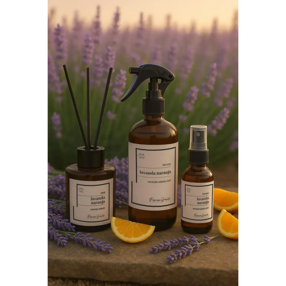 Mini Spray Lavanda Naranja 30ml – Ambiente y Textil - Rosario Garcés