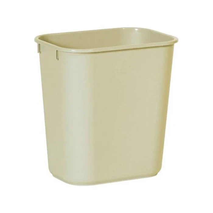 Bote Para Basura Chico 28.9x21x30.8cm 13Lt Plastico Beige Rubbermaid