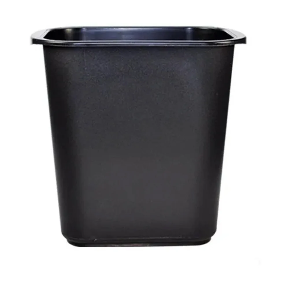 Bote Para Basura Mediano 36.5x26x38 cm 27 Lt Plastico Negro Rubbermaid