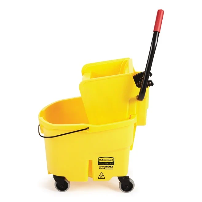 BALDE Y EXPRIMIDOR WAVEBRAKE CON PRENSA LATERAL, 26 QT Rubbermaid Commercial Products