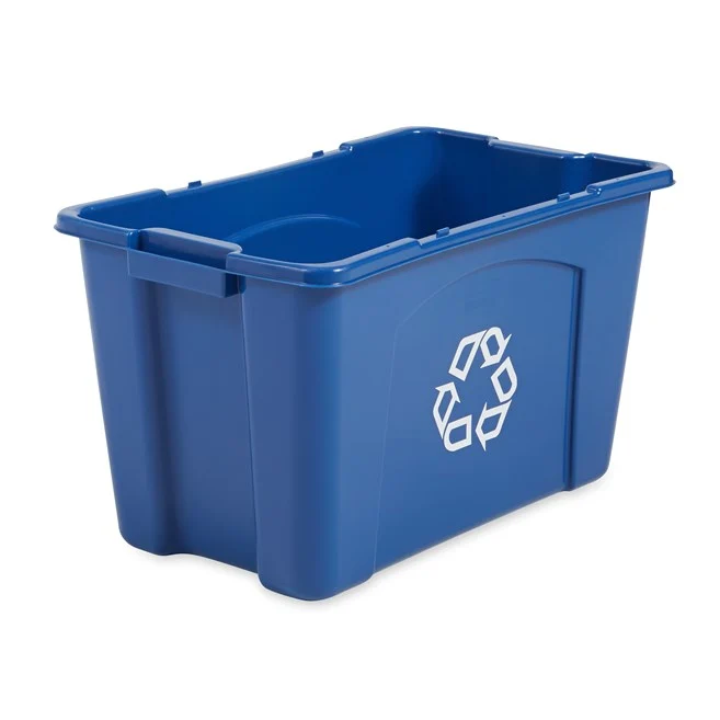 CAJA PARA RECICLAJE RCP AZUL, 18 GAL Rubbermaid Commercial Products