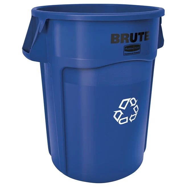 CONTENEDOR BOTE DE BASURA BRUTE 44 GALONES Azul Rubbermaid Commercial Products