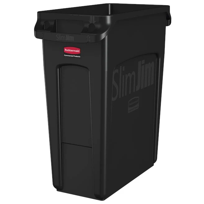 CONTENEDOR BOTE DE BASURA SLIM JIM 16 GAL Beige Rubbermaid Commercial Products