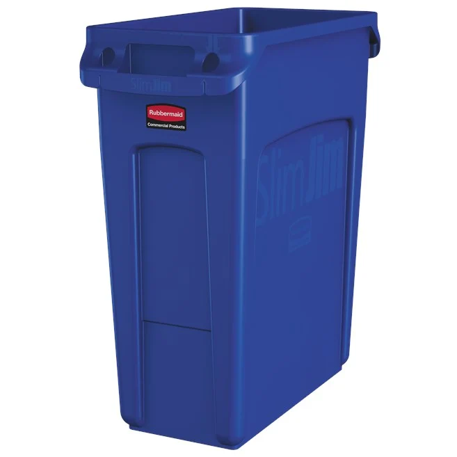 CONTENEDOR BOTE DE BASURA SLIM JIM 16 GAL Beige Rubbermaid Commercial Products
