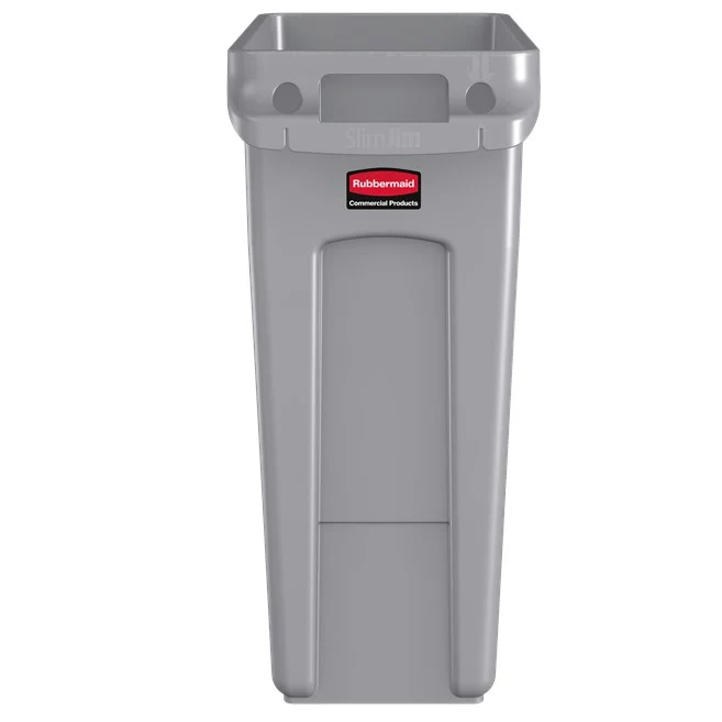 CONTENEDOR BOTE DE BASURA SLIM JIM 16 GAL Beige Rubbermaid Commercial Products