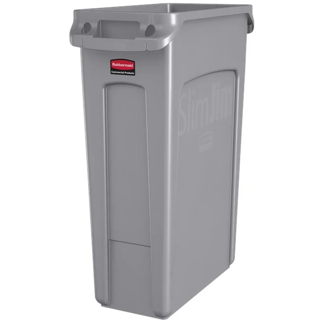 CONTENEDOR BOTE DE BASURA SLIM JIM 23 GAL Negro Rubbermaid Commercial Products