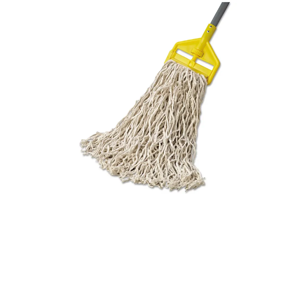 MOP HÚMEDO GRANDE DE ALGODÓN VALUE PRO, EXTREMOS CORTADOS, BLANCO, 1" Rubbermaid Commercial Products