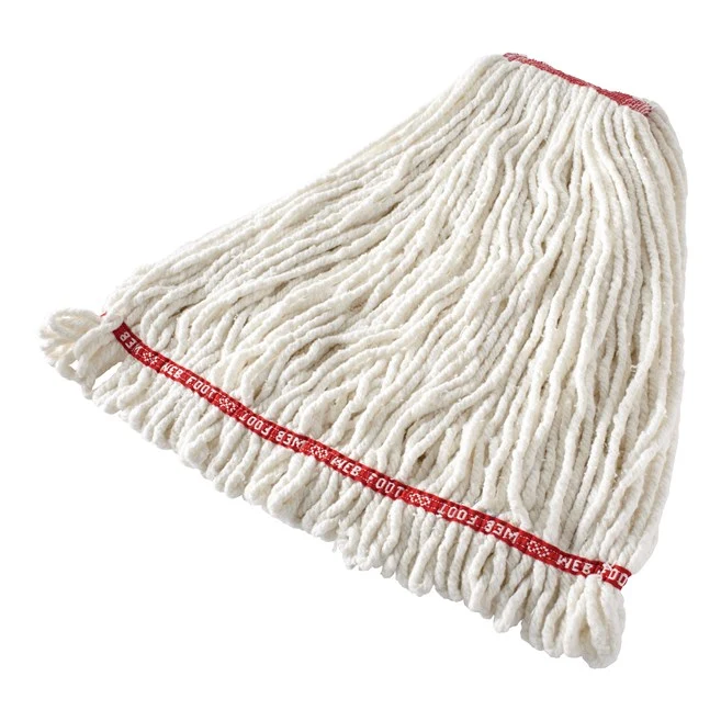 MOP HÚMEDO GRANDE BLEND SHRINKLESS WEB FOOT DIADEMA 1", BLANCO Rubbermaid Commercial Products