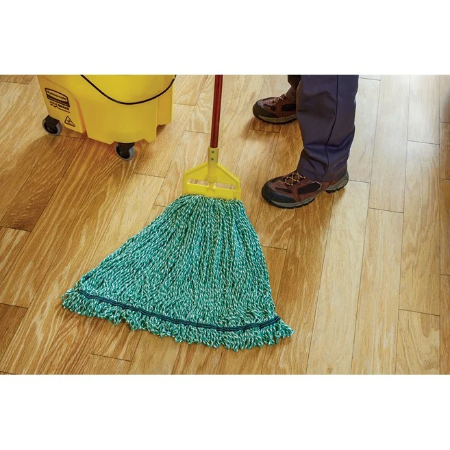 MOP HÚMEDO HILO DE MICROFIBRA GRANDE WEB FOOT 5", VERDE Rubbermaid Commercial Products
