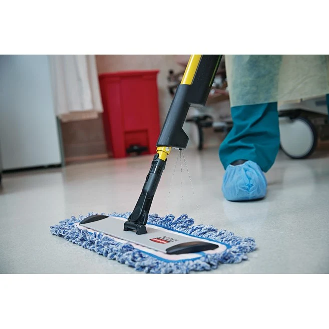 MOP DE MICROFIBRA DE ALTA ABSORBENCIA HYGEN 45.7 CM, AZUL Rubbermaid Commercial Products