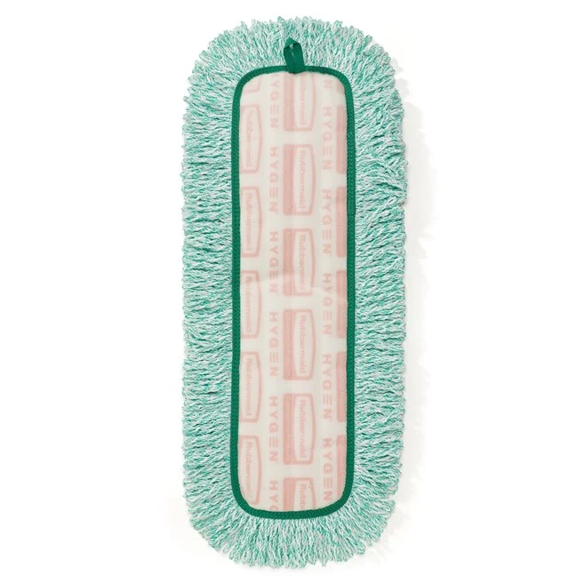 MOP DE MICROFIBRA PARA POLVO CON RIBETE HYGEN 45.7 CM VERDE Rubbermaid Commercial Products