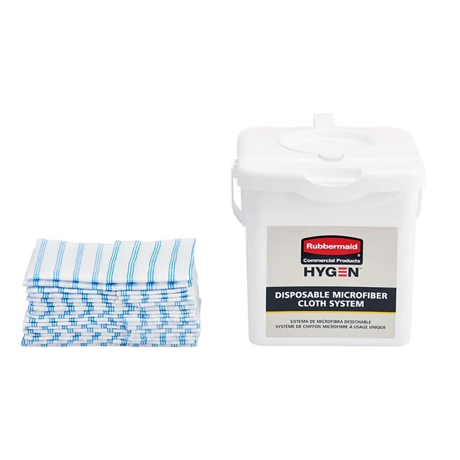 PAÑO DE MICROFIBRA DESECHABE HYGEN 30.5 X 30.5 CM Rubbermaid Commercial Products
