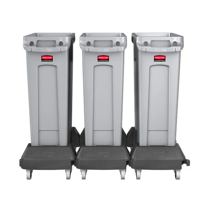 PLATAFORMA RODANTE ENGANCHABLE DE PLÁSTICO SLIM JIM Rubbermaid Commercial Products