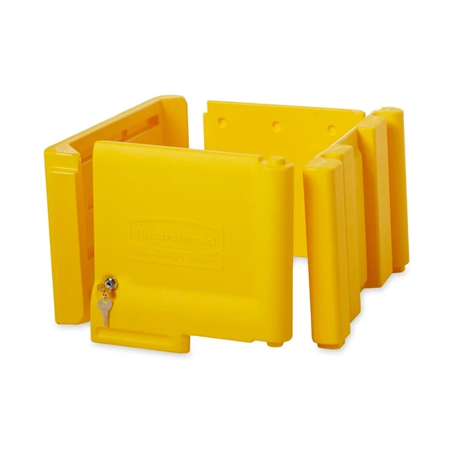 PUERTAS DE GABINETE CON CERRADURAS AMARILLO Rubbermaid Commercial Products