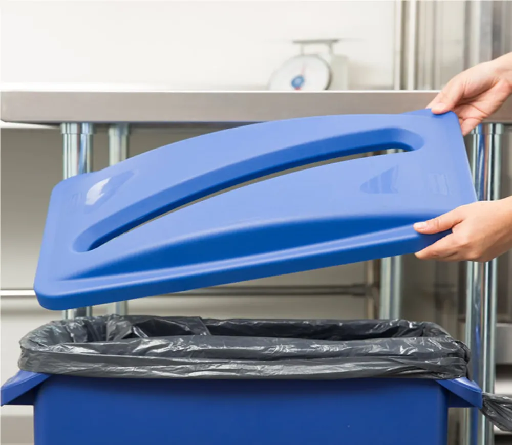 TAPA DE RECICLAJE SLIM JIM PAPEL Rubbermaid Commercial Products