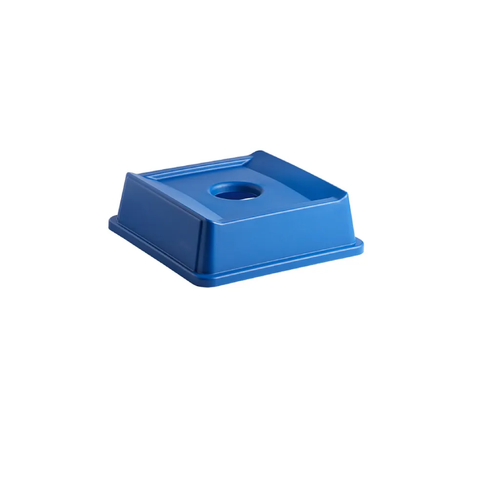 TAPA UNIVERSAL RECICLAJE DE BOTELLAS Y LATAS RCP AZUL, 35 GAL Rubbermaid Commercial Products