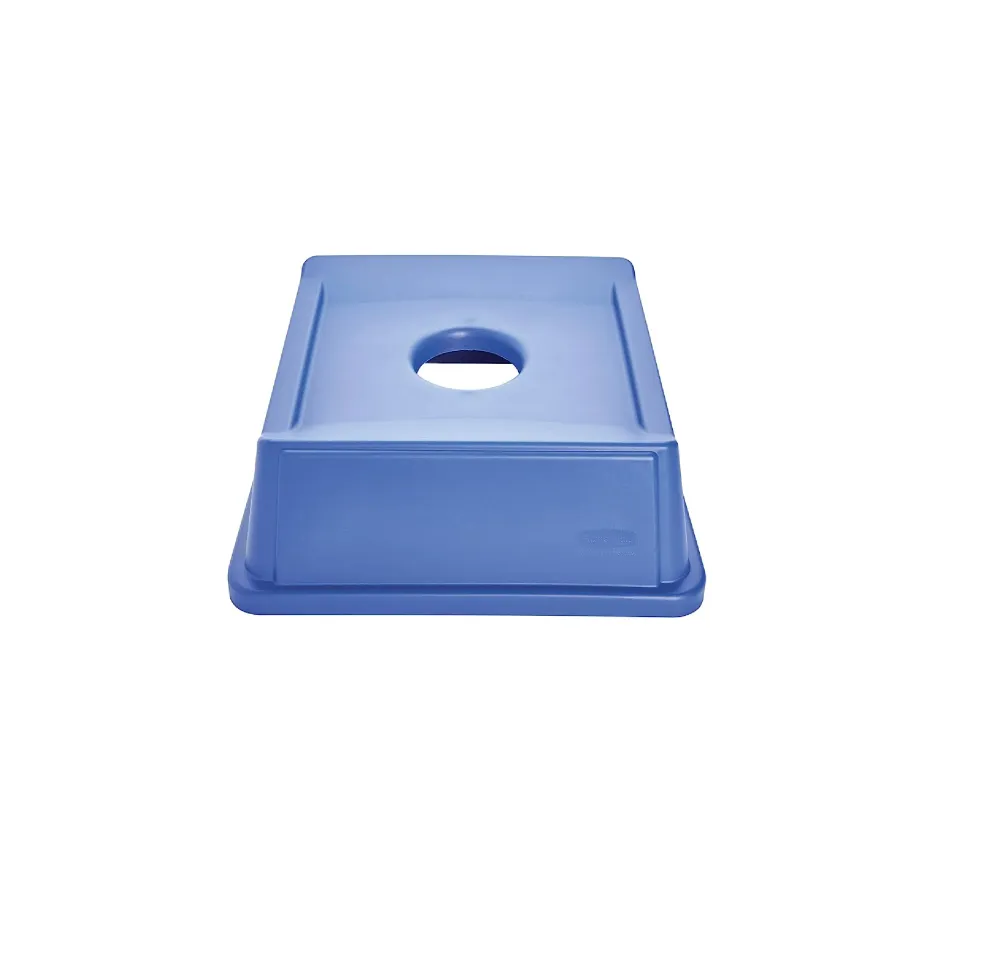 TAPA UNIVERSAL RECICLAJE DE BOTELLAS Y LATAS RCP AZUL, 35 GAL Rubbermaid Commercial Products