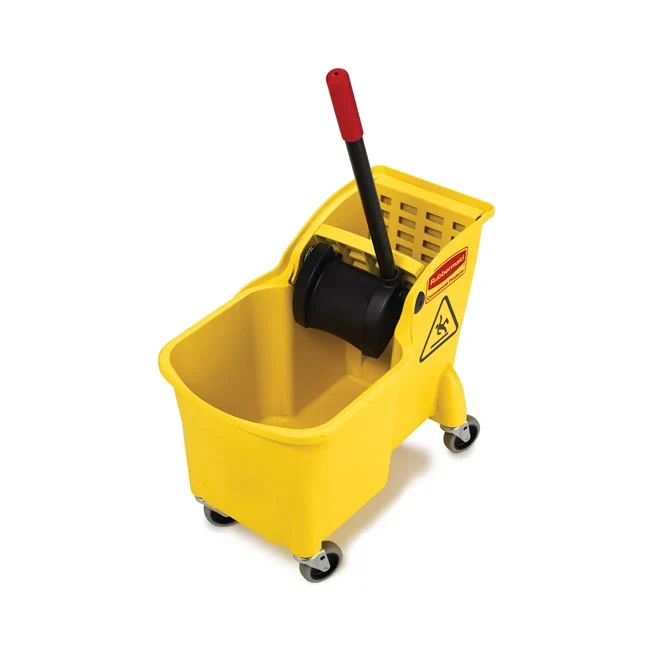 Cubeta Con Exprimidor En Combo Tandem 31 Qt Amarillo RUBBERMAID
