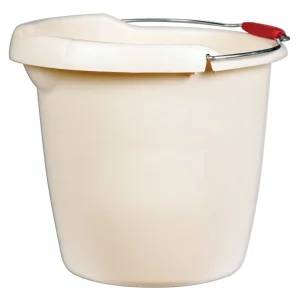 Cubo redondo de plástico Rubbermaid Roughneck Bisque de 15 cuartos de galón (paquete de 6) - Oferta de la semana