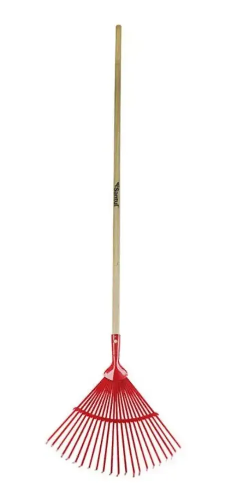 Escoba Jardin Curva Santul Metálica 22 Dientes 560mm