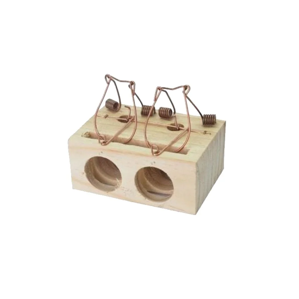 TRAMPA PARA RATONES 2 ENTRADAS, 9,5 x 6,4 x 4,1 cm, BLISTER SAUVIC