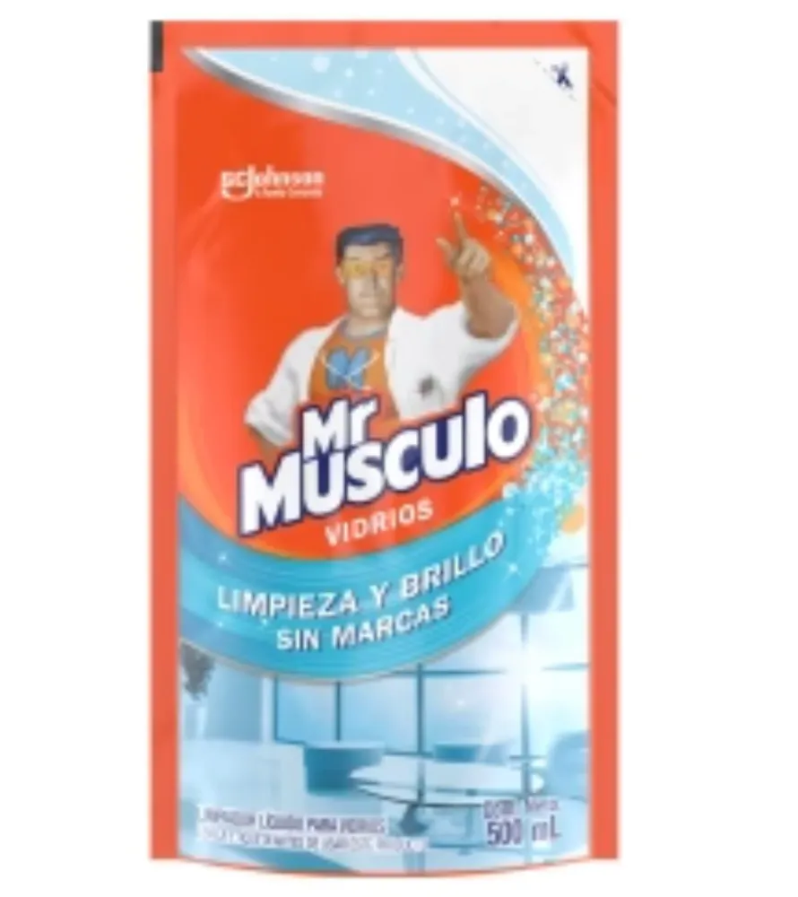Caja Limpiador Mr Musculo Vidrios Doy Pack 500M/12P - SCG SC Johnson