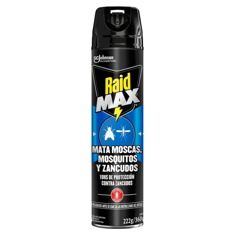 Insecticida Mata Moscas y Mosquitos Raid 360 cc SCJohnson