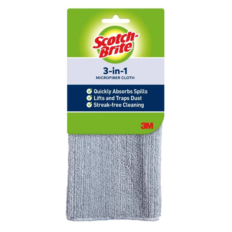 Paño de microfibra antirayaduras 3M Scotch-Brite de 35,5 cm de largo x 30,5 cm de ancho - Oferta de la semana