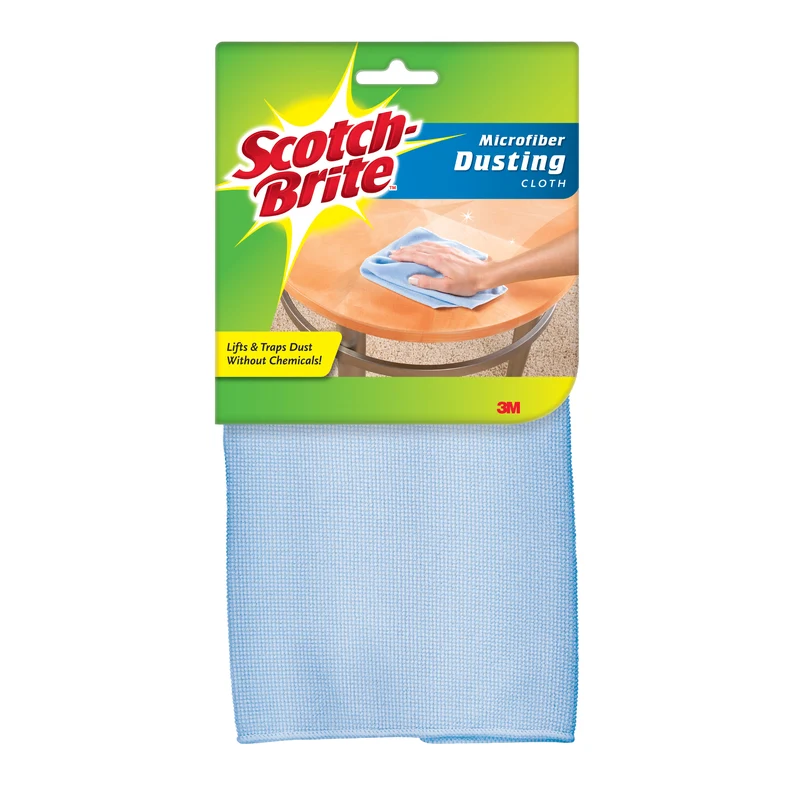 Paño de microfibra antirayaduras 3M Scotch-Brite, 14 pulgadas de largo x 12 pulgadas de ancho - Caja abierta