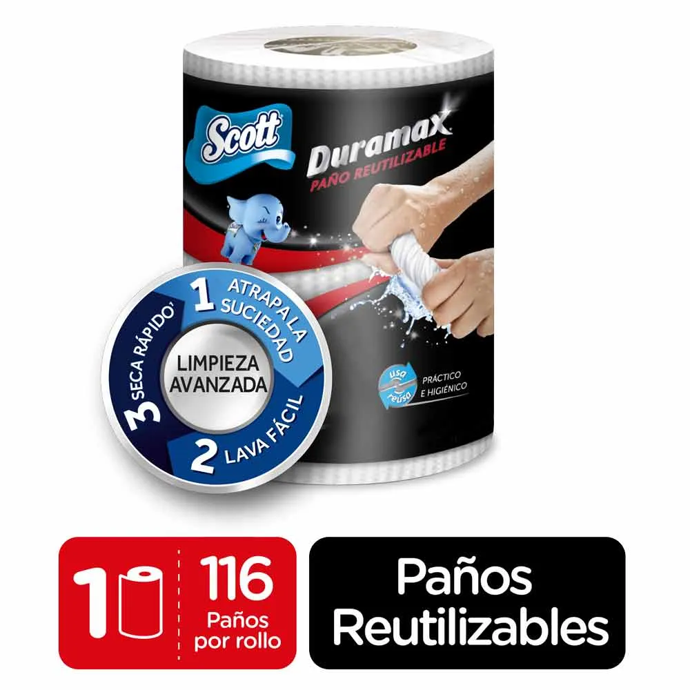 Toalla Scott Lavable x 116 Pa–os Blancos