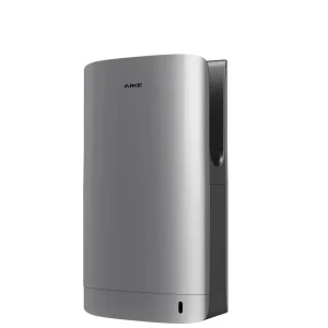 Secador de manos eléctrico AIKE con filtro HEPA para baño comercial, AK2065 Plata