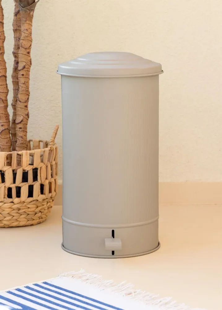 Bote de basura de cocina Mia Stripe Beige 24L (811.54 fl oz) Selected Products - 871