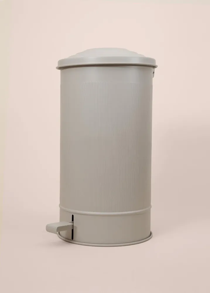 Bote de basura de cocina Mia Stripe Beige 24L (811.54 fl oz) Selected Products - 871
