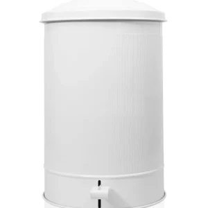 Bote de basura de cocina Mia Stripe Blanco 37L (1251.12 fl oz) Selected Products - 871