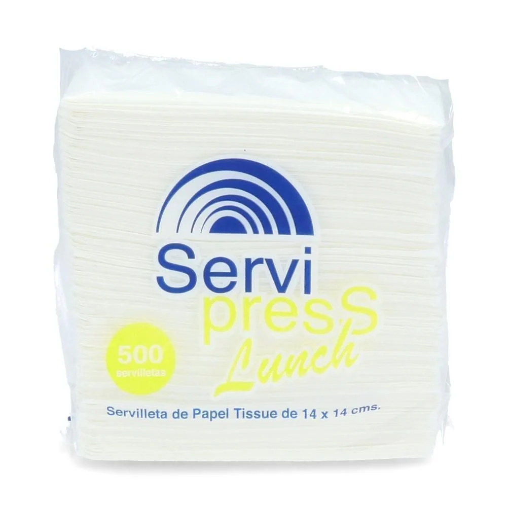 Servilleta Lunch 14X14 Cm 1 Paquete 500 Un SERVIPRESS